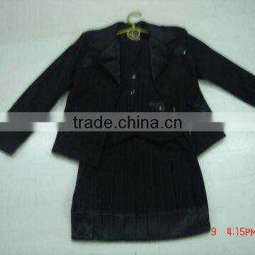 Girls school uniform suit 2014 Girl shirt suit