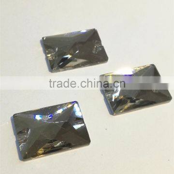 Shinny Crystal Flat Back Sew on Stone Glass Loose Beads for Clothing Accessories photo-2