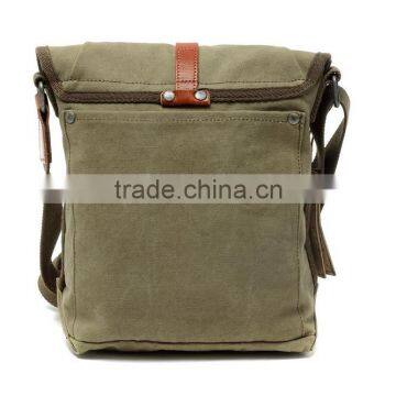 Vintage Casual Cotton Canvas Shoulder Bag,Haversack for Unisex photo-4