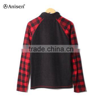 Wholesale Factory Oem Hooded Women Fleece Plaids Jacket photo-2