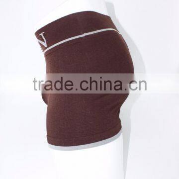 Black Seamless Underwear Men Boxers photo-3