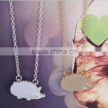 Good Quality Cute Zinc Alloy Pendant Necklace With Couple Birds On Branch photo-5