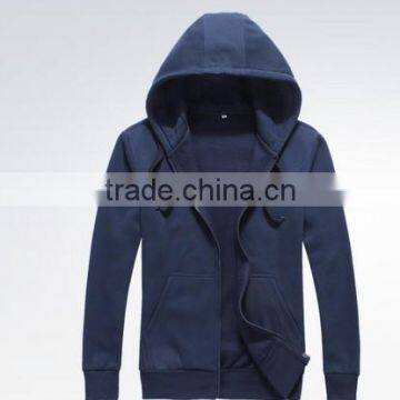 2017 Good Quality Professional Wholesale Custom Fleece Zipper Pocket Hoodies photo-4