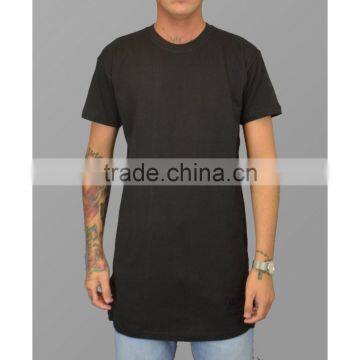 High Quality Custom Long Hem T-shirt photo-3
