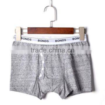 Customized Your Own Brand Fasion Design Plain Color 95%Cotton 5%Spandex OEM Logo High Stretch Webbing Kids Thong Underwear