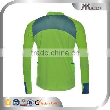 High Quality OEM Sportswear 1/3 Zipper Long Sleeve Men t Shirt photo-2