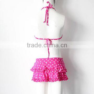 Girls Spots Cute Swimwear photo-3