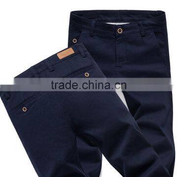 Wholesale Khaki/white/black/beige 100% Cotton Summer Pants for Men Long Pant Man Trousers photo-4