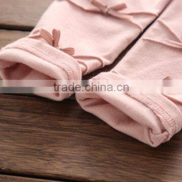 S32848W Candy Color Girls Leggings Toddler Classic Leggings Children Fancy Bowknot Tight Trousers photo-4