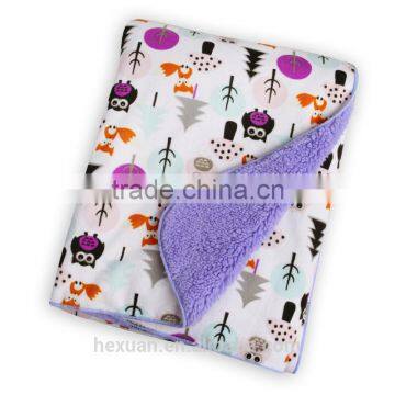 Wholesale Cheap Coral Fleece Baby Blanket , Design Baby Swaddle Blanket Custom Print Blanket photo-5