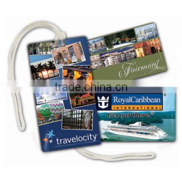 Full color luggage tag. Comes with your full color print logo.