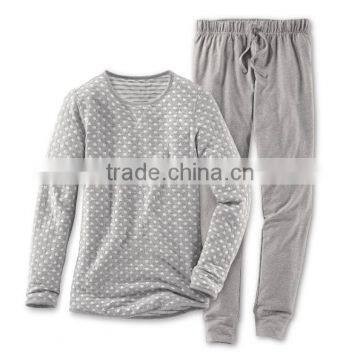 Foreign Trade Export German Brand Organic Cotton in the Spring and Autumn Winter Long Sleeve Cotton Pajamas Leisurewear Suit Plu photo-3