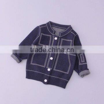 Fashion Design Boys Cotton Children Sweaters Knitting Kids Cardigan photo-3