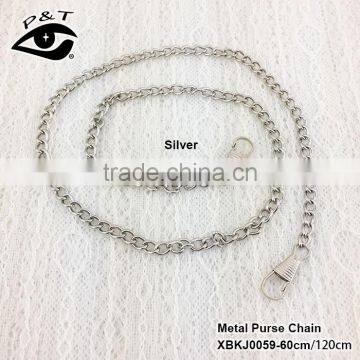 Wholesale Custom Price Long Purse Wallet Bag Link Metal Silver Chain for Handbag photo-2