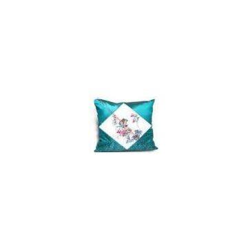 Elegant Square Decorative Imitated Silk Throw Pillows with PP Cotton filling
