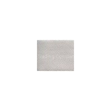 lichee Texture White Faux Leather Upholstery Fabric , Smooth Faux Leather For Sofa