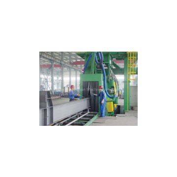 Profile Steel Shot Peening Surface Cleaning Machine