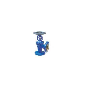 Angled DIN Bellow Globe Valve