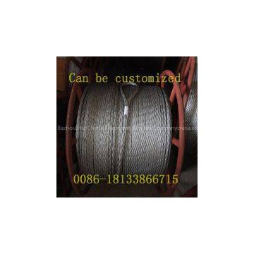 Six square twelve strands of anti twist wire rope