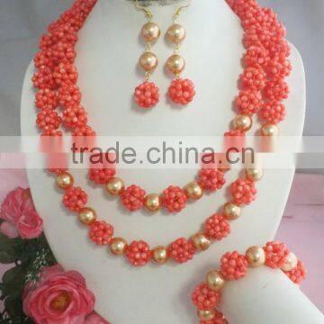 A-4165 Handmade African Coral BeadsJewelry