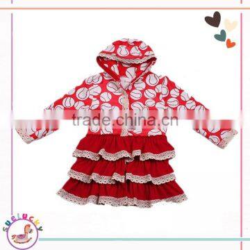 Sue Lucky high end baby clothes kint cotton Stripe newbown girl clothing MY15-14