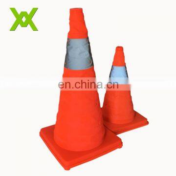 Reflective Road Safety Equipment Rubber Reflective Safety Cone Rubber Reflective Safety Cone