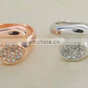 2017 New Arrival Luxury Wedding Rings Jewelry Geometry Shape CZ Ring Feminino Bijoux photo-2