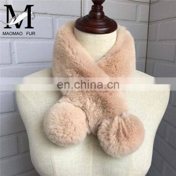 2016 Good Quality New Genuine Rabbit Fur Lady Scarf / Warm Winter Women Scarf