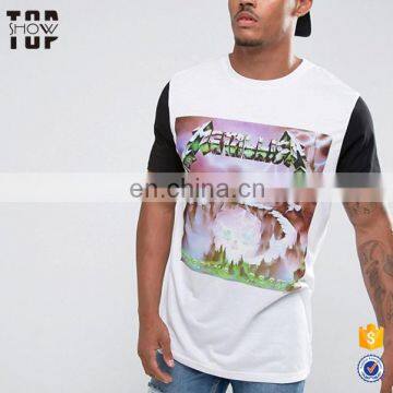 Embossed Digital Men Peruvian Cotton 180 Grams Printed T Shirt