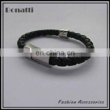 bracelet leather with magnet buckle