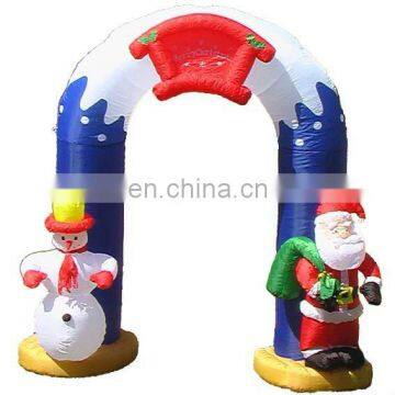 Inflatable outdoor christmas arch for promotion