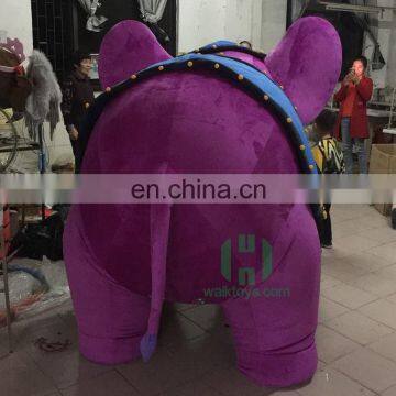 HI CE Customized Giant Inflatable Purple Elephant Costume for Sale photo-2