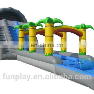 HI gaint inflatable water slide with pool for sale for kids