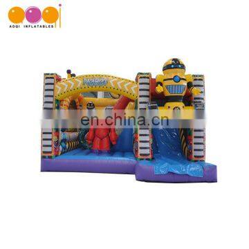 Factory price robot inflatable bounce house/inflatable combo bouncer for sale