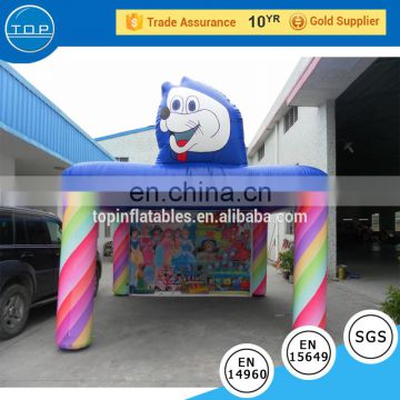 TOP Inflatable cute dog tent for sale,cartoon princess pavilion