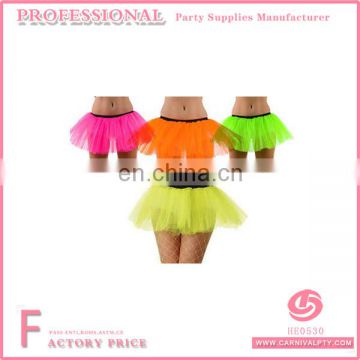 80's Neon UV Adult Tutu Skirt