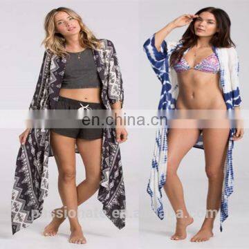 2016 Latest Girl OEM print cover up beach dress
