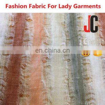 New Design Wholesale 100% Linen Fabric Price per Meter for Lady Dress