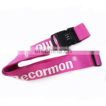 Factory Custom New Product Polyester Adjustable Luggage Belt for Travel