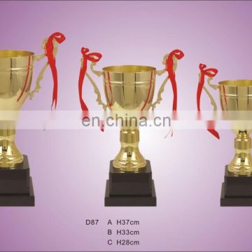 Metal clearance trophies-gold with bargain price