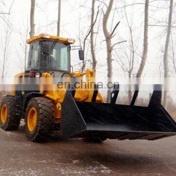 2 T 4x4 Small Front Shovel Wheel Loader ZL20F with bigger snow bucket