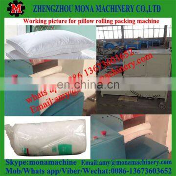 High Quality and Best Salable Quilt Rolling Coiled Packing Machine Roll Packing Machine for Quilt With Good Price photo-6