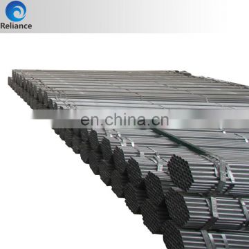 SGP galvanized 19mm round mild steel tube and pipe