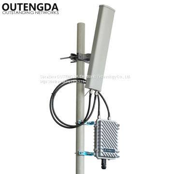 Long Range 400meters Wifi Transmitter Extender 2.4GHz 300Mbs Wireless Router Outdoor AP WiFi Hotspot Base Station with 14dbi ANT