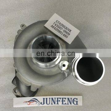 GTA2052GVK Turbocharger 765155-5007S 743507-0009 A6420901480 for Engine OM642DELA