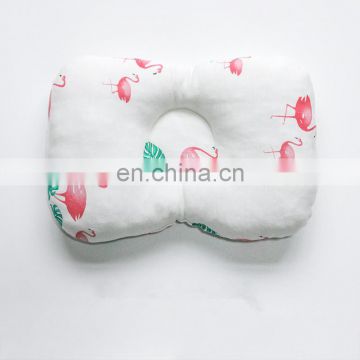 Safty Cheap Wholesale 100% Organic Cotton baby pillow flat head