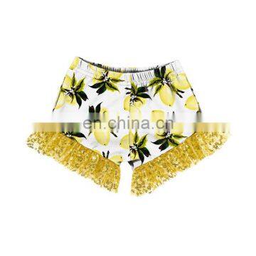 Lemon Sequin Bummies Diaper Cover Baby Bloomers Wholesale