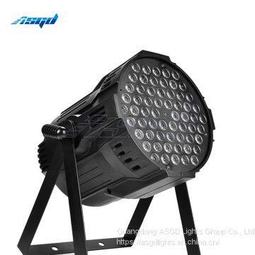 ASGD 54 RGBW 4in1 Aluminum Led Par Lighting Professional Stage Lighting Performance Lighting photo-4