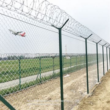 High Security Airport Fence with Razor Barbed Wire