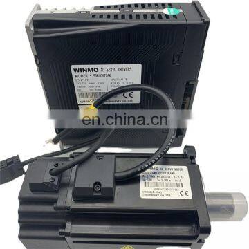 DIKAI PLC Pulse Input Three Phase 220V 1KW Servo Motor With Driver for Robot 3000RPM photo-7